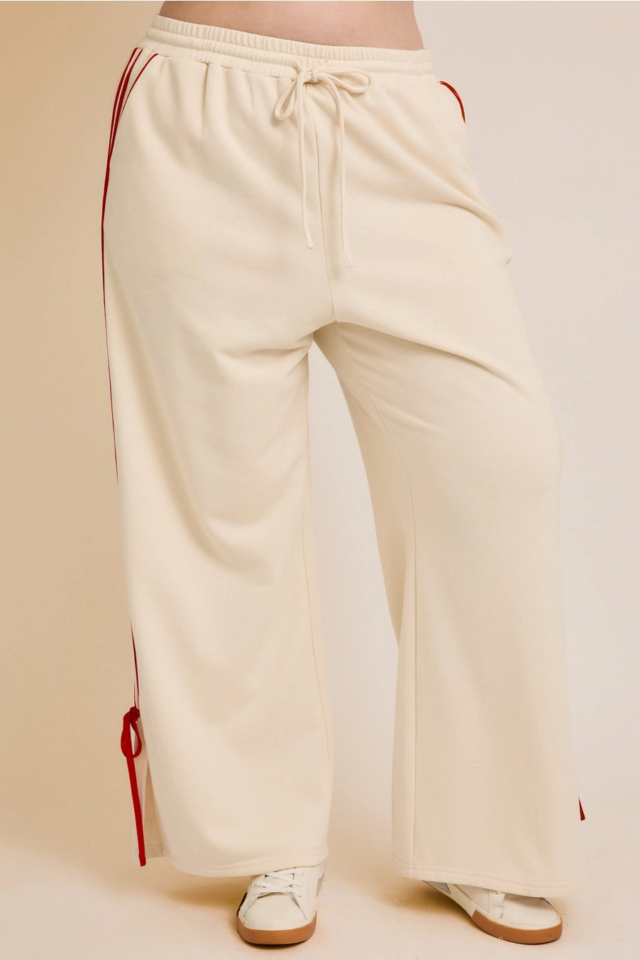 Plus Size Bow Sweatpants