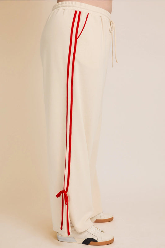 Plus Size Bow Sweatpants