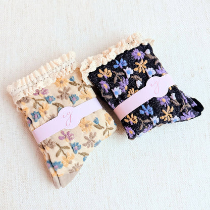 Vintage Blossom Socks