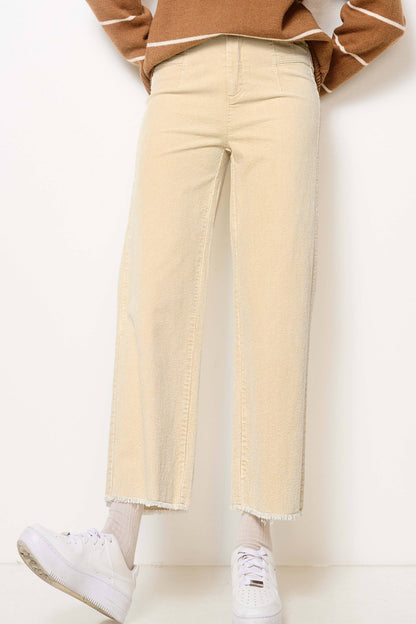 Cream Corduroy Pants