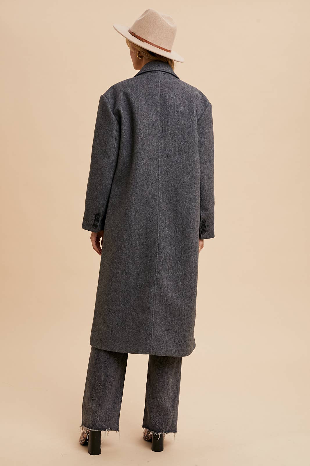 Clara Felted Duster Coat