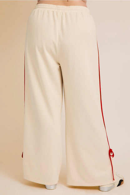 Plus Size Bow Sweatpants