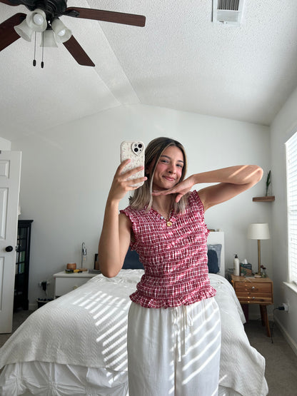 Susie Smocked Top