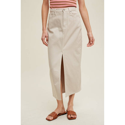 Elena Denim Midi Skirt
