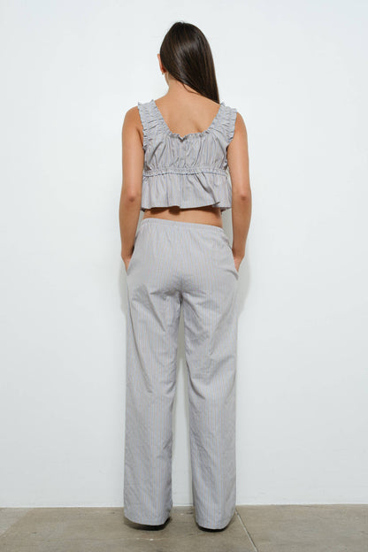 Callie Striped Drawstring Pants