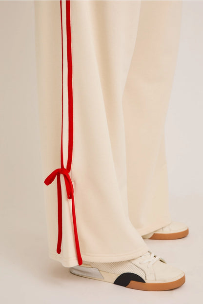 Plus Size Bow Sweatpants