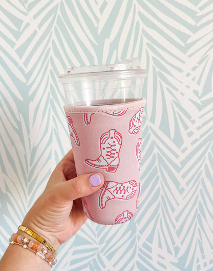 Western Cowboy Boots Coffee Sleeve