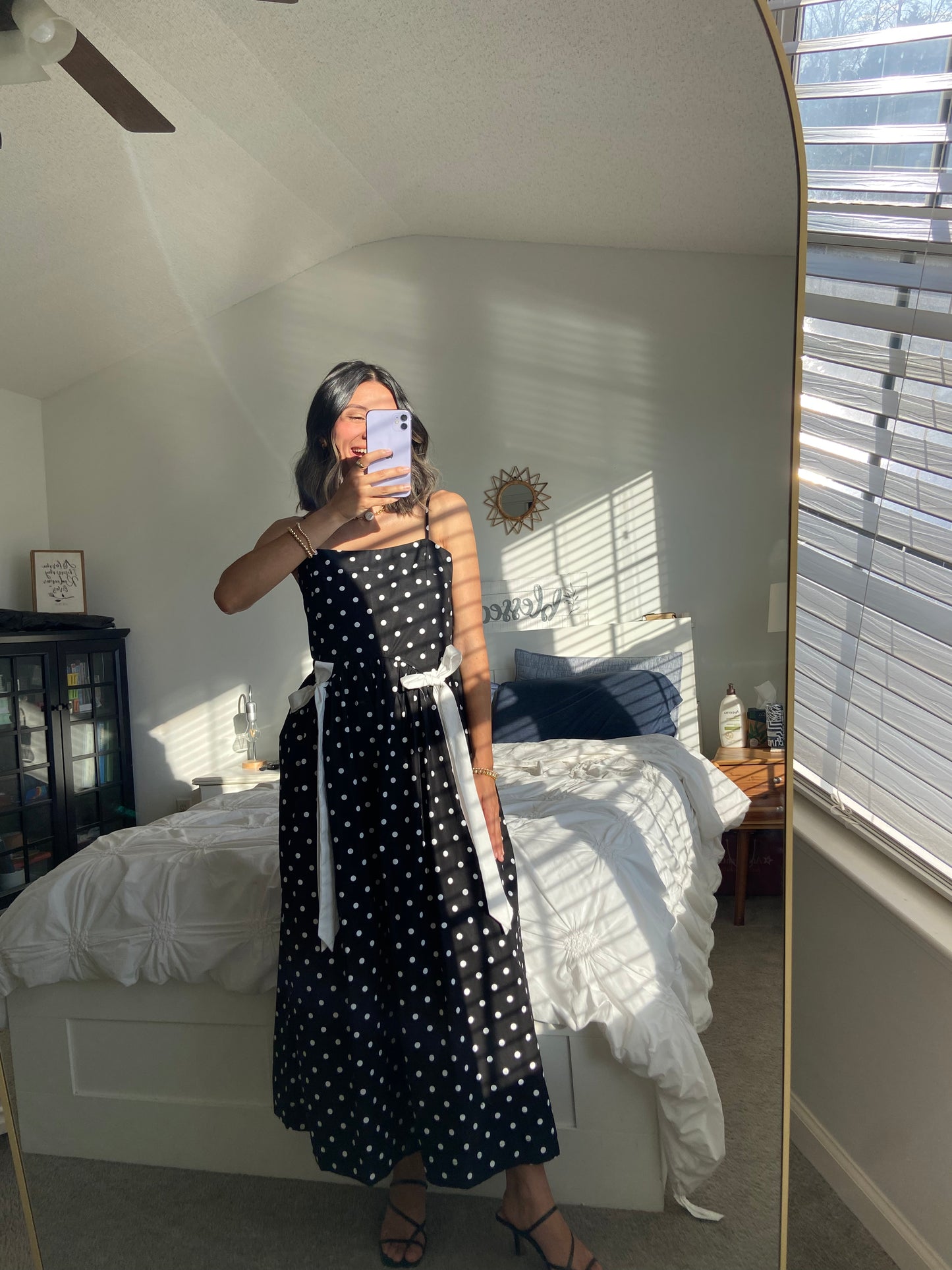 Clara Polka Dot Bow Dress