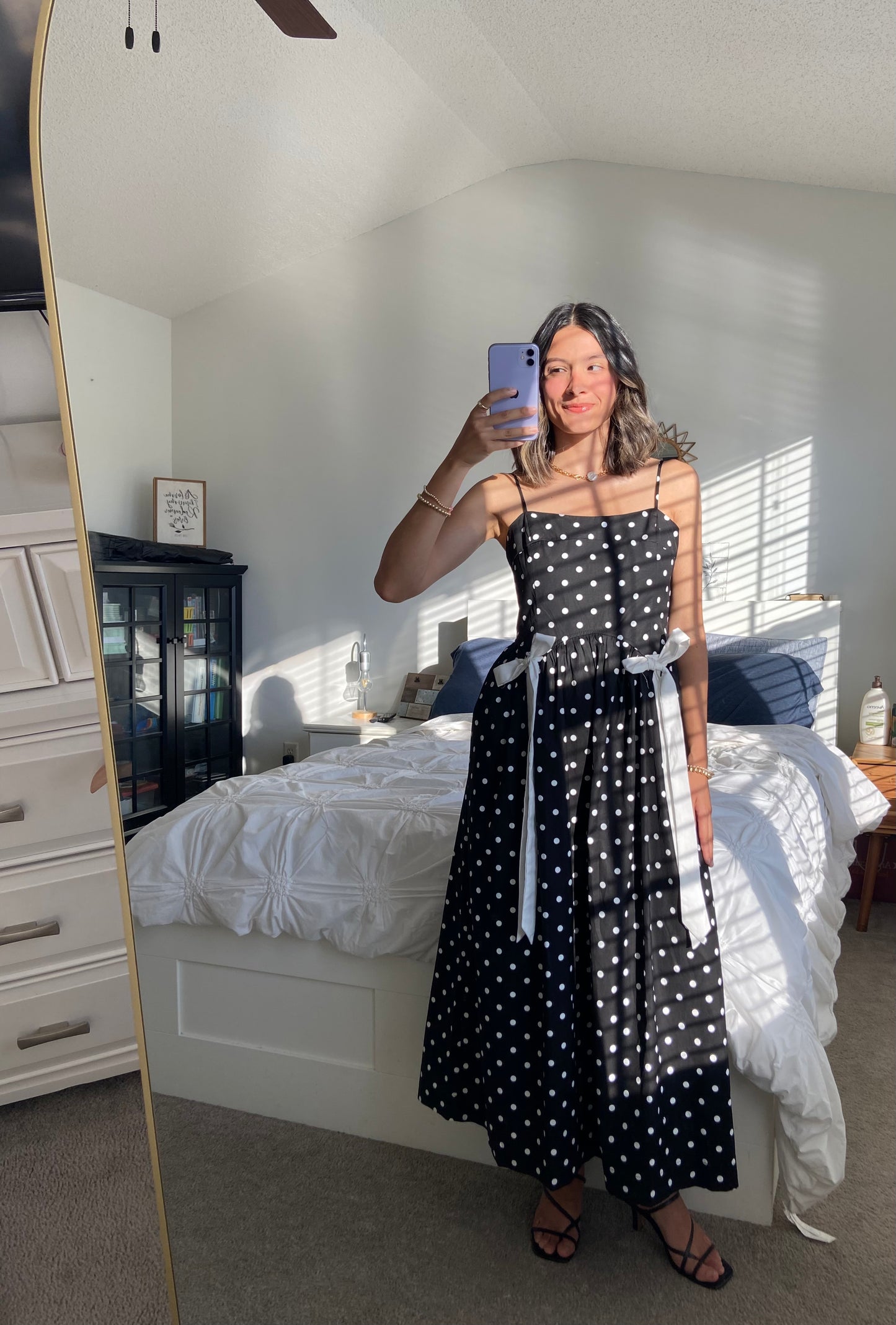 Clara Polka Dot Bow Dress