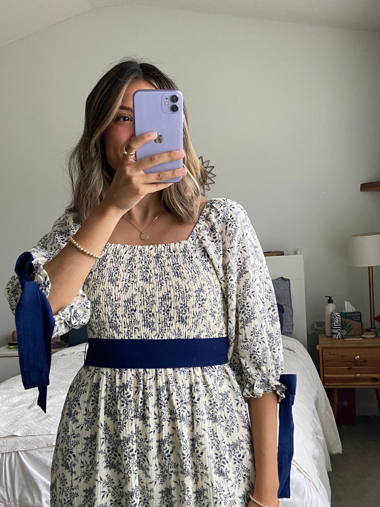 Miranda Floral Ribbon Dress
