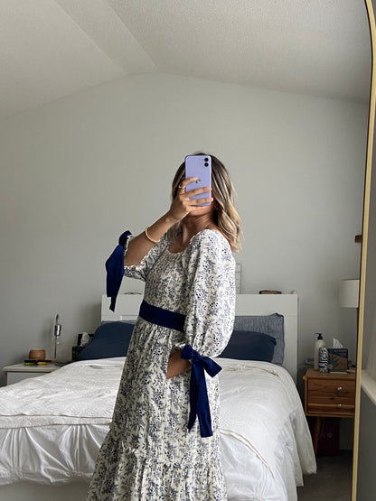 Miranda Floral Ribbon Dress