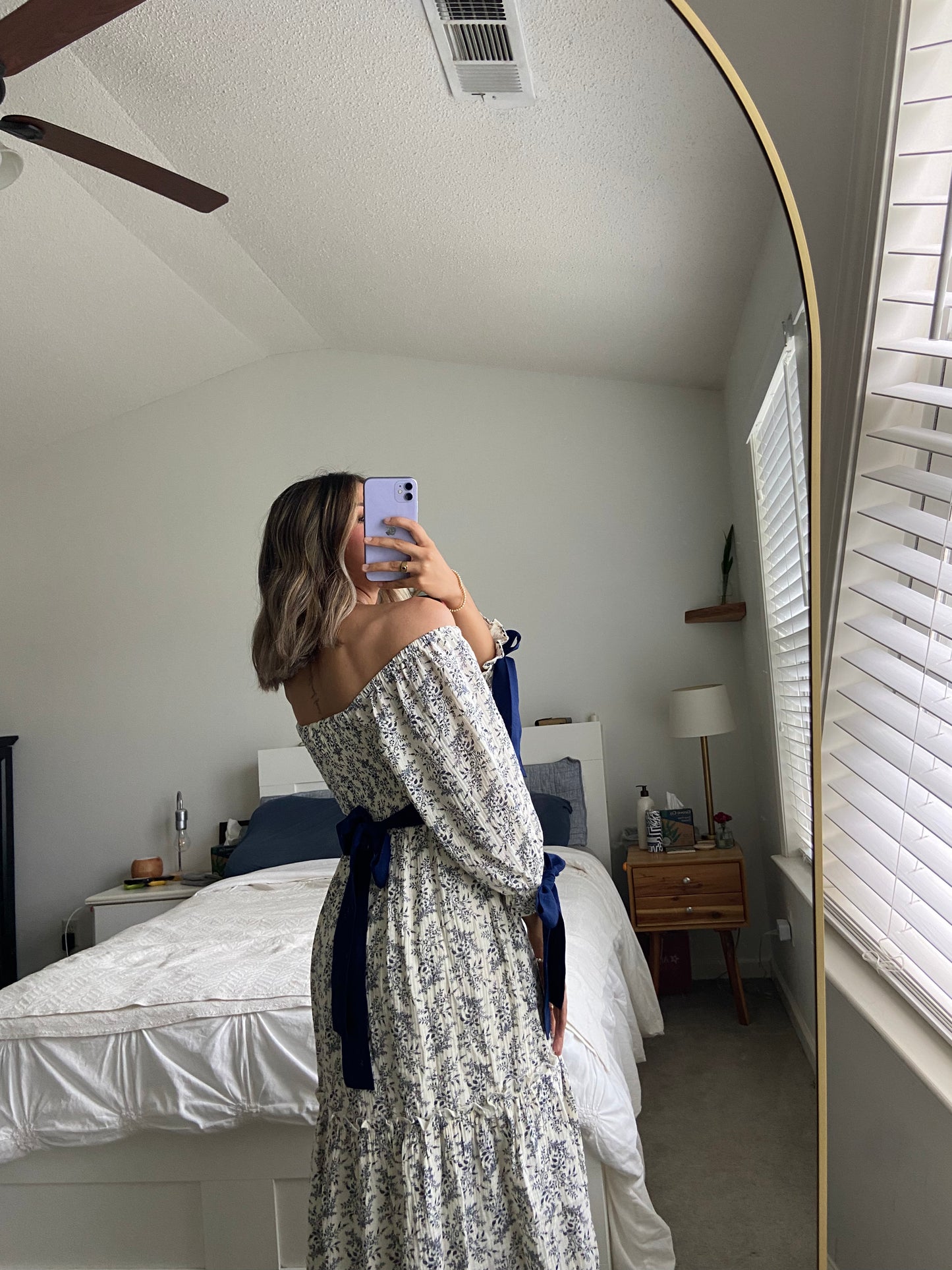 Miranda Floral Ribbon Dress