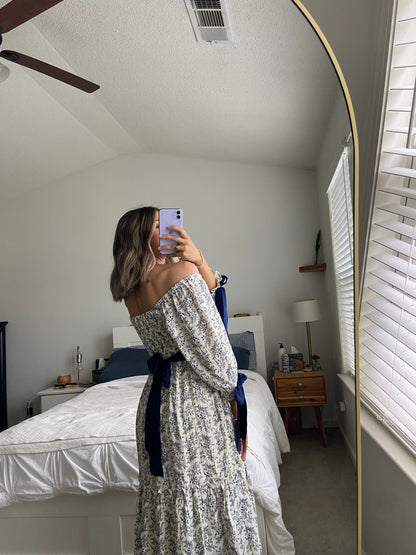 Miranda Floral Ribbon Dress