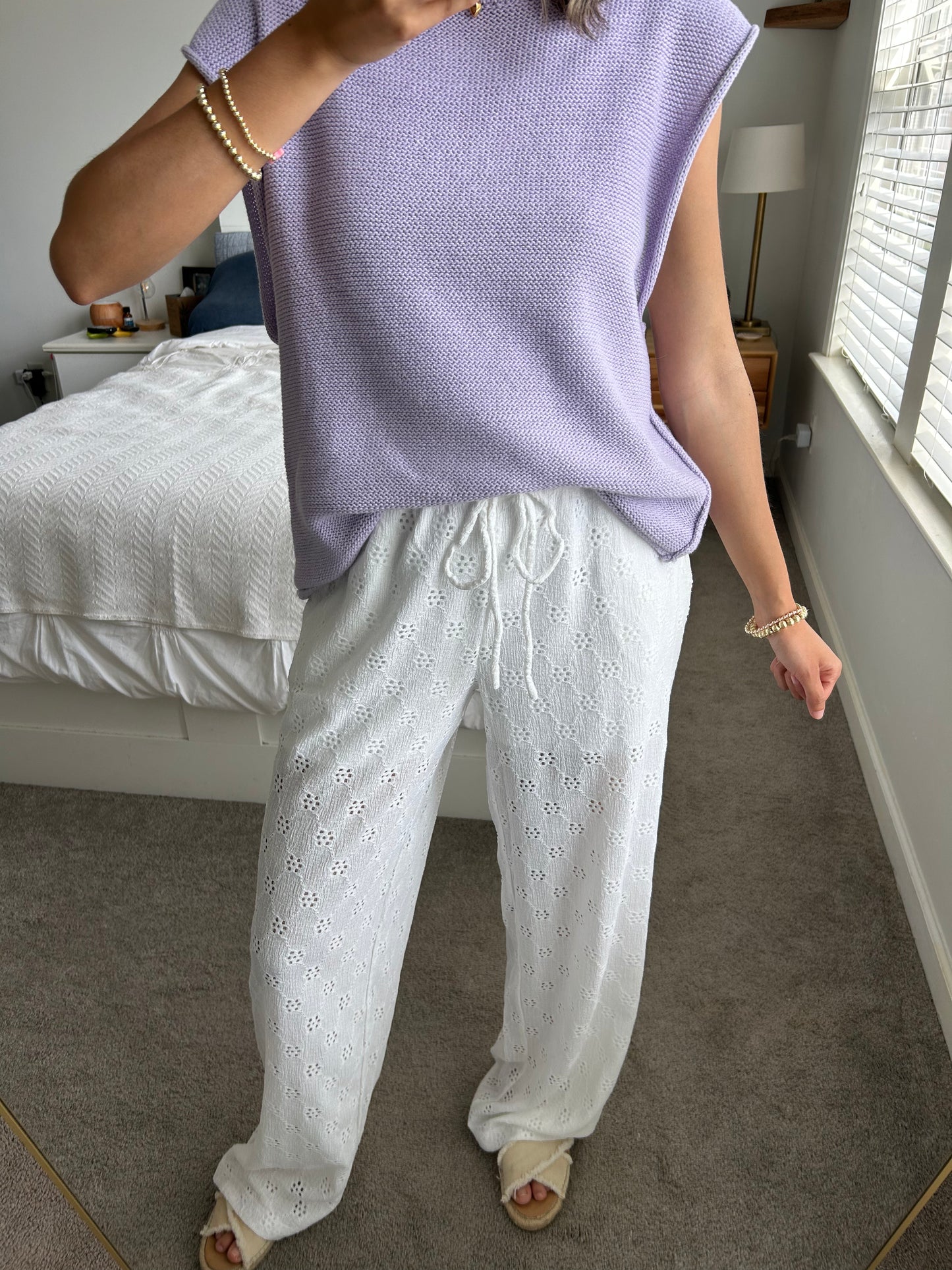 Addison Eyelet Pants