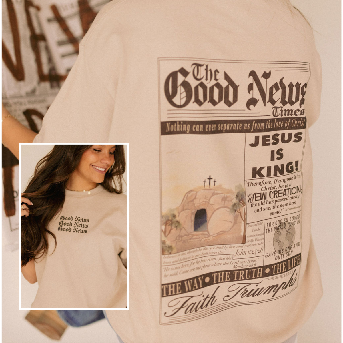 'The Good News' Graphic Tee