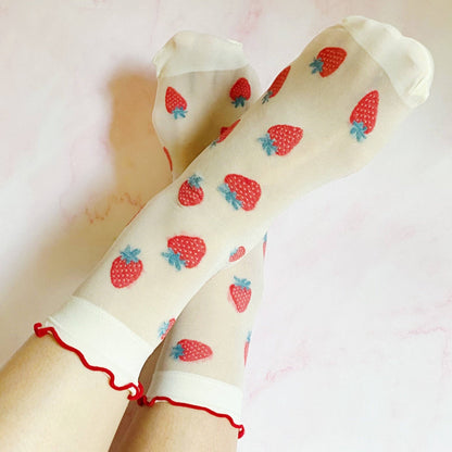 Polka Dot Sheer Socks