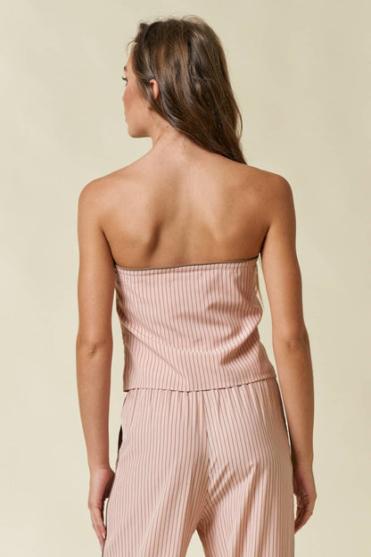 Zoey Striped Tube Top