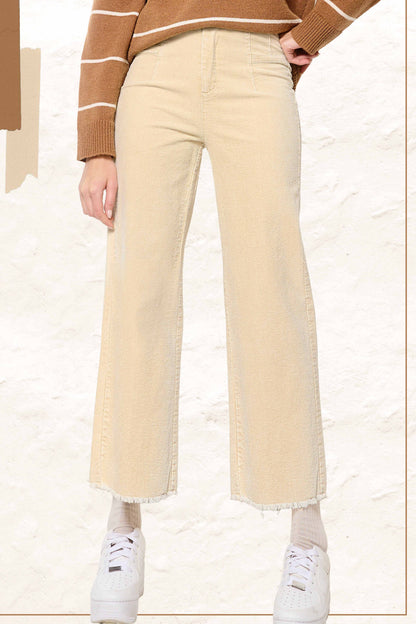 Cream Corduroy Pants