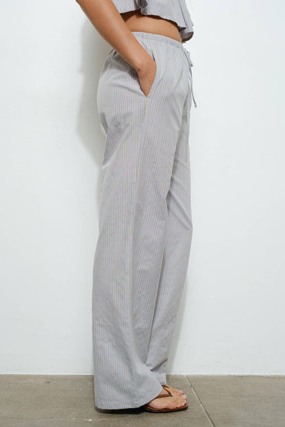 Callie Striped Drawstring Pants