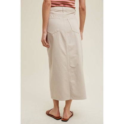 Elena Denim Midi Skirt