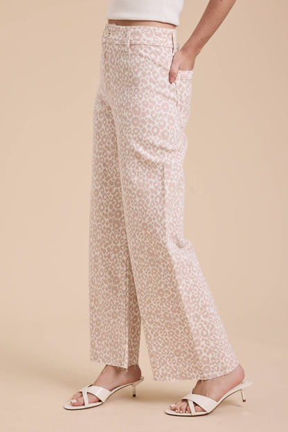 Leah Leopard Pants
